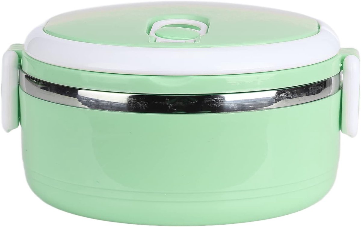 SnelShoppen - Thermische Lunchbox, Warm Voedsel Lunchcontainers, Stapelbare Geïsoleerde Lunchbox voor Kinderen, RVS Voedselopslagdozen Volwassenen, Af