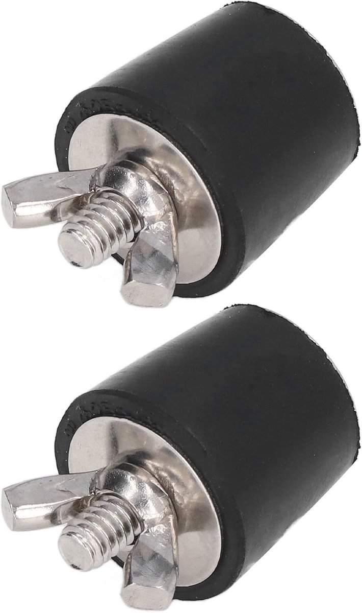 SnelShoppen - 2Pcs Zwembad Rubber Pluggen - Conische Afsluitpluggen voor Terugvoerleidingen - 25mm - Onderhoud en Winterbescherming - Tuinaccessoires