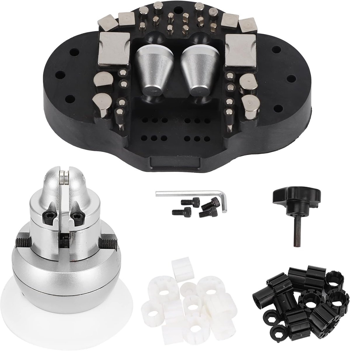 SnelShoppen - Engraving Block Ball Vice met 360° Rotatie, Universeel Instelbare Gereedschap voor Graveren, Professionele Gereedschappen voor Metaal, S