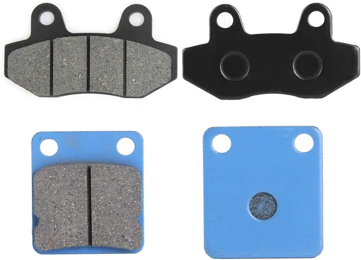 SnelShoppen - Pitbike Remblokken 4 Stuks, Geschikt voor 50 90 110 125 140 150 160cc Motorfiets, Voor Voor- en Achterrem, Geluidsarm en Temperatuurregu