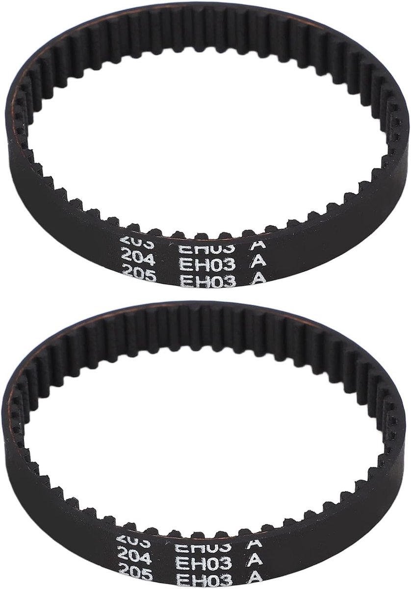 SnelShoppen - 2 Stuks Rubber Vervangingsriemen Stofzuigerriem Slijtvaste Vervangingsriemen voor Shark AZ1002 AZ1000