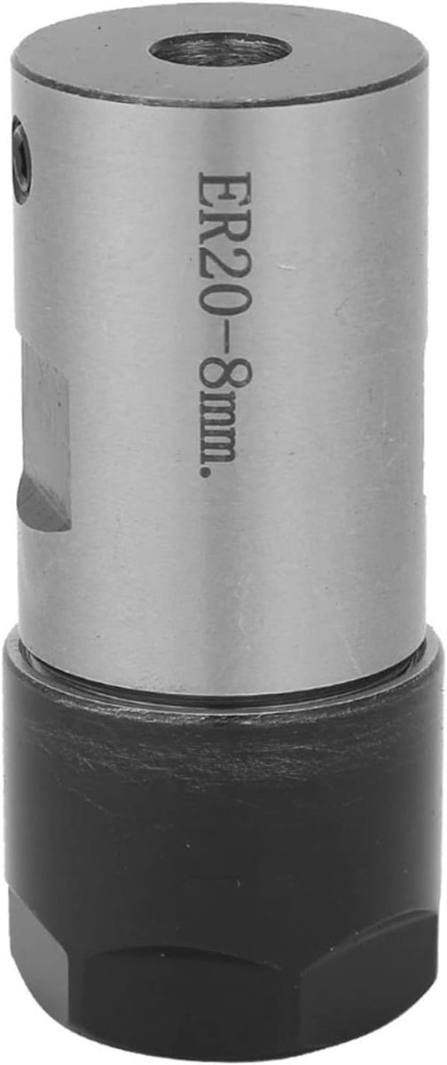 SnelShoppen - ER20 Collet Block, Collet Holder voor Spilmotor, C25ER2050L Klem Tool voor Draaimachines, Collets 8mm voor Diep Bewerken