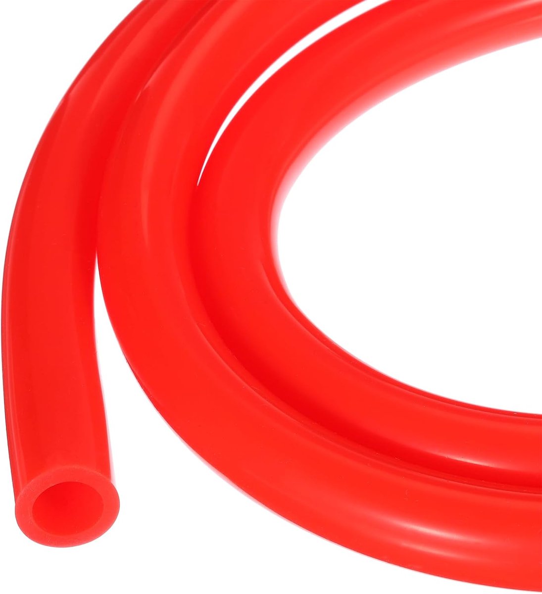 SnelShoppen - 3.05m Silicone Slang 12.7mm ID 19mm OD Rood Industrieel Plastic Buizen Pure Siliconen Hoses voor Pomp, Sifon, Afvoer, Irrigatie, Brouwer
