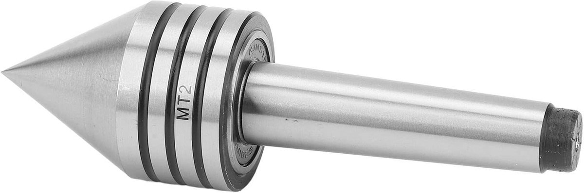 SnelShoppen - Live Tailstock Center 60 Graden - Precisie MT2 Lathes - Hoge Taaiheid CNC Accessoires - Perfecte Vervanging voor Efficiënte Draaibanken