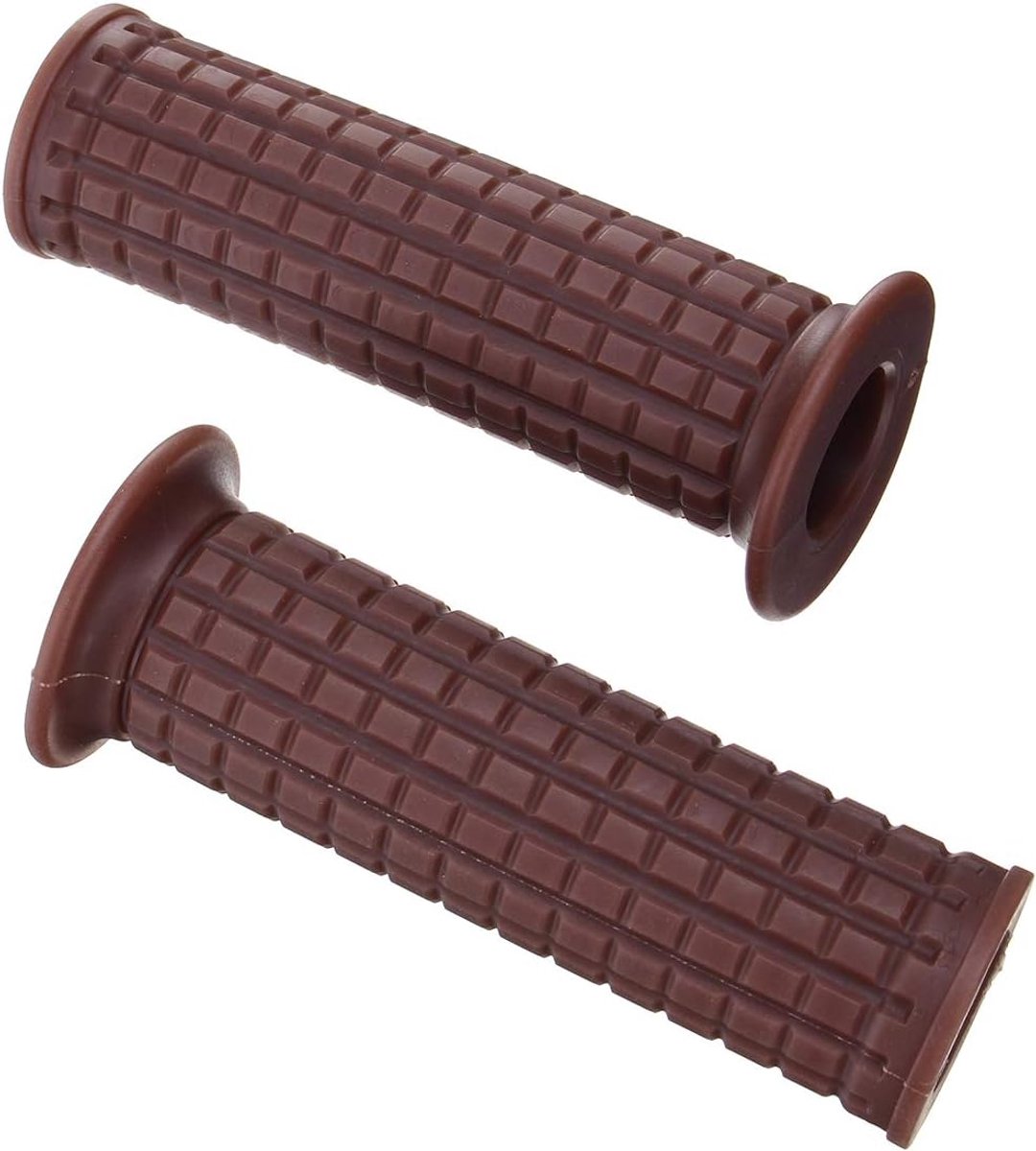SnelShoppen - 25mm/28mm Motorfiets Zachte Rubber Stuurhandgreep Cover Universeel Legergroen - Antislip, Gemakkelijk te Monteren, Perfect voor Motocros