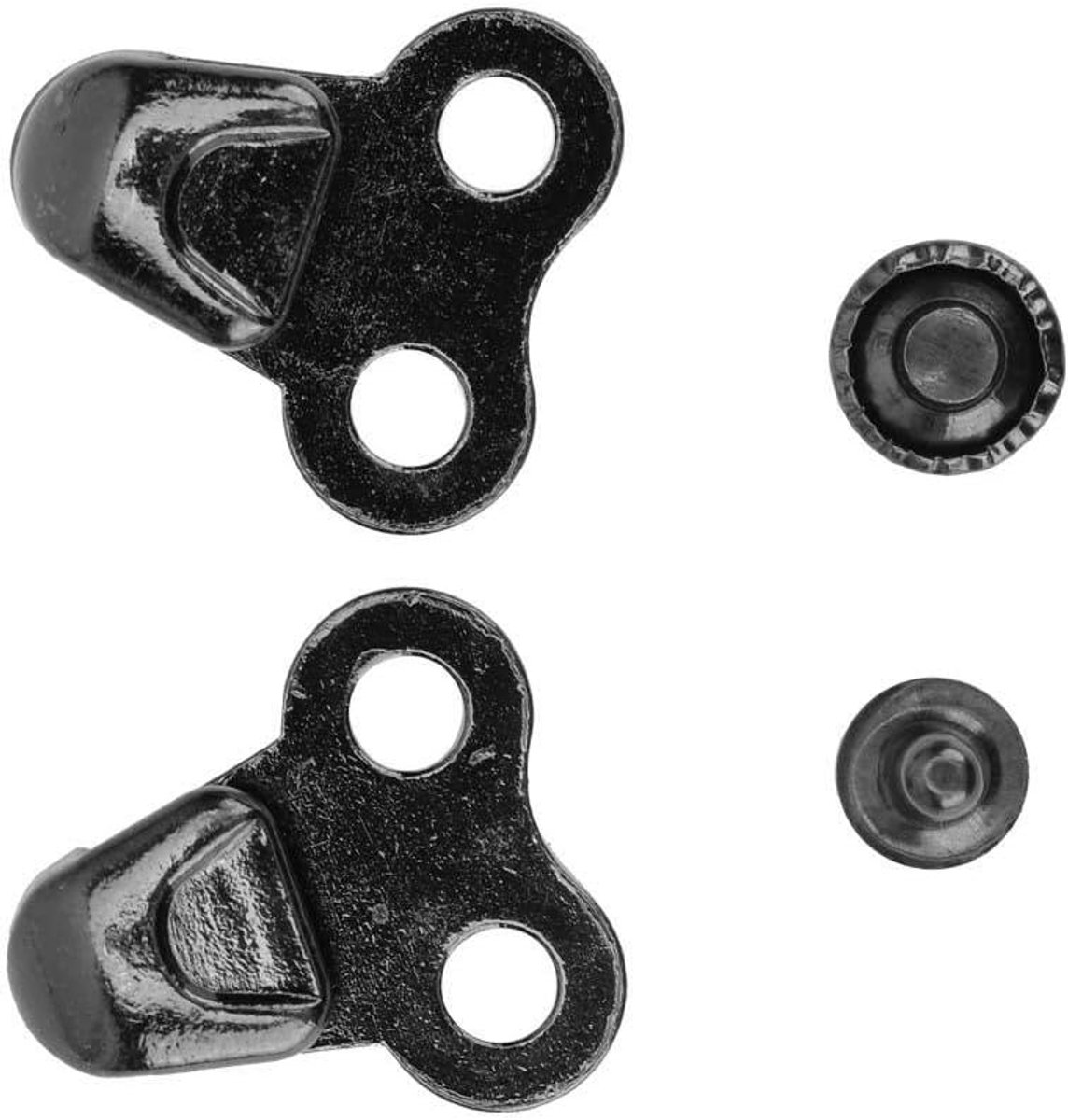 SnelShoppen - 20 Paar Aluminium Schoenhaakjes, Vetersluiting, Laarzen, Rivet Lace Up Buckles voor Klimmen, Wandelen, Werk, Buitenactiviteiten - Maat 8