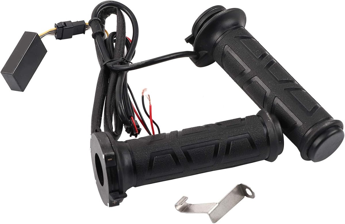 SnelShoppen - Verwarmde Handvatten 22mm - Elektrische Verwarmde Handgrepen voor Motoren en ATV's - Comfortabele en Duurzame Handvatten - 1 Paar - Perf