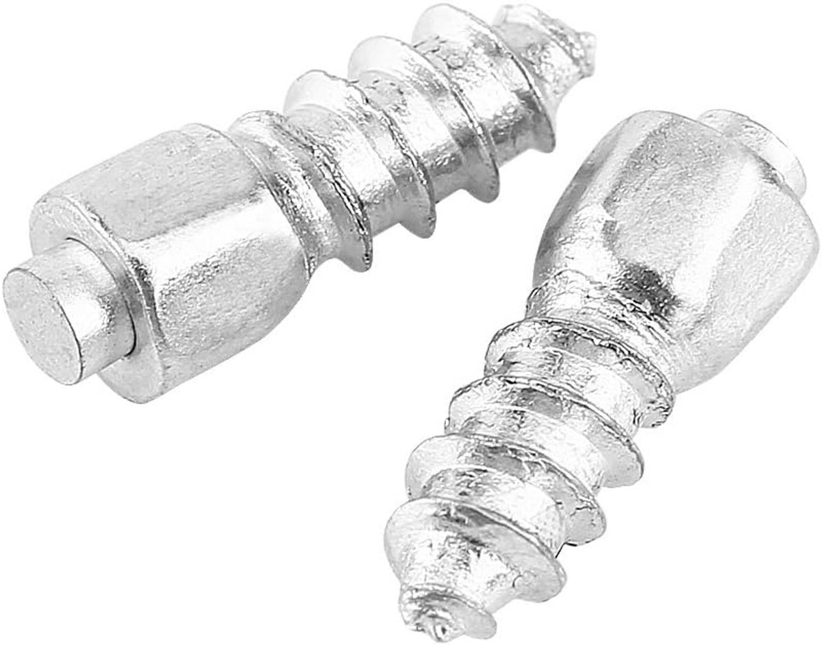 SnelShoppen - 100 Stuks Anti-Slip Sneeuwschroeven, Banden Spikes voor Auto, Motor, Truck, SUV, ATV, Hoogwaardige Legering, Duurzaam en Sterk