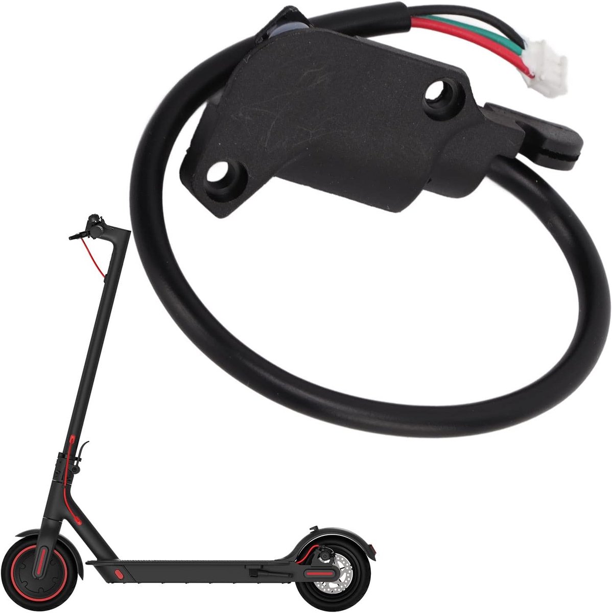 SnelShoppen - Handrem Kabel E-Bike Sensor Kabel voor XiaoMi M365 PRO Elektrische Scooter, Duurzaam en Betrouwbaar, Vervangingsonderdeel voor Veilighei