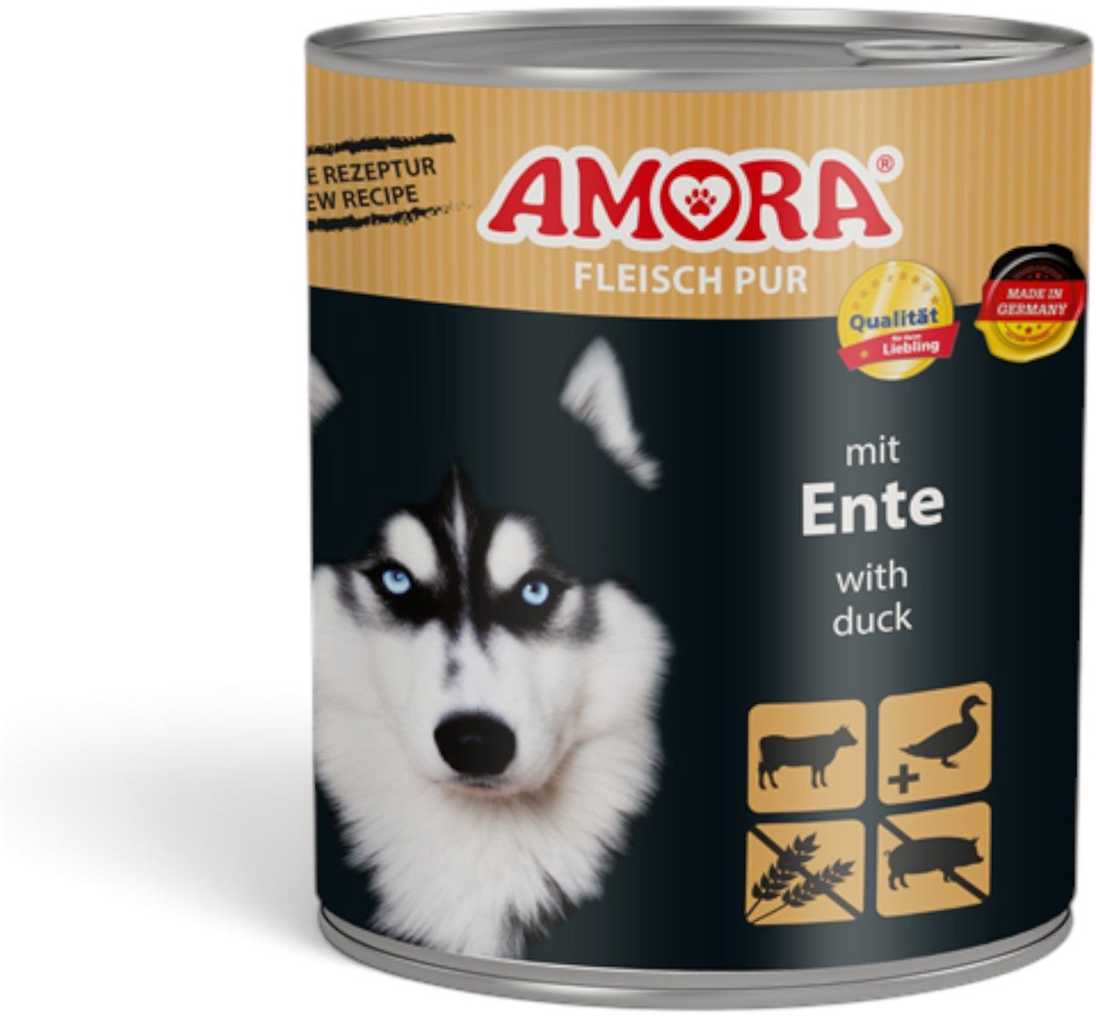 Amora AMORA Hondenvoer 6x800g - Eend