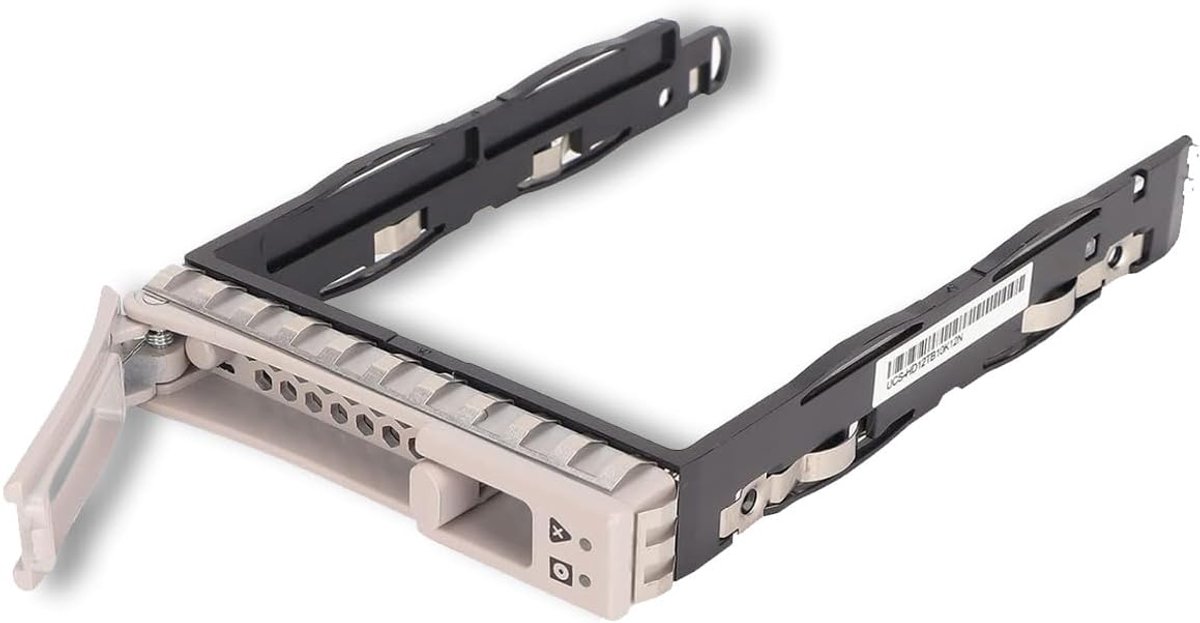SnelShoppen - Hardeschijf Tray voor C220 C240 C480 M5, 2.5 Inch LFF SAS SATA, Duurzaam ABS Materiaal, Sterk en Slijtvast, Voor Betrouwbare Gegevensops