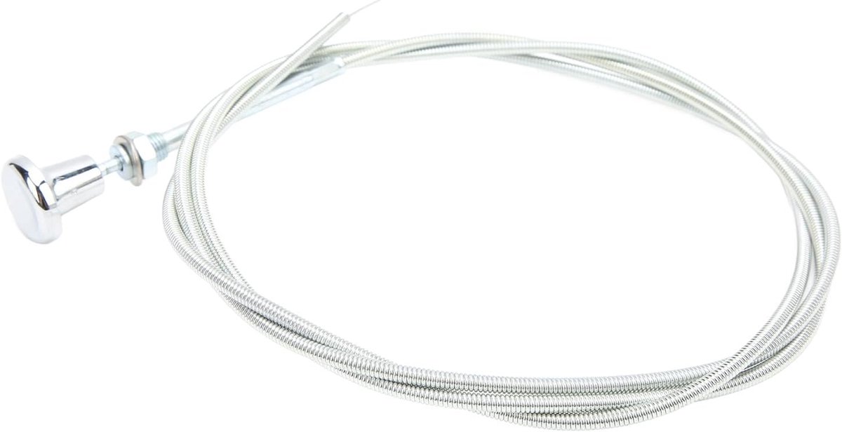 SnelShoppen - 6ft Universele Choke Kabel Carburetor Choke Controle Kabel Vervanging voor 4 6 8 Cilinder Motoren - Roestvrij Staal, Duurzaam en Sterk
