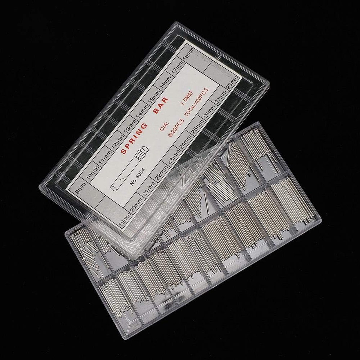 SnelShoppen - 1mm horlogeband veerpennen metaal verbindingspennen horlogemaker accessoires gereedschap horloge onderdelen set