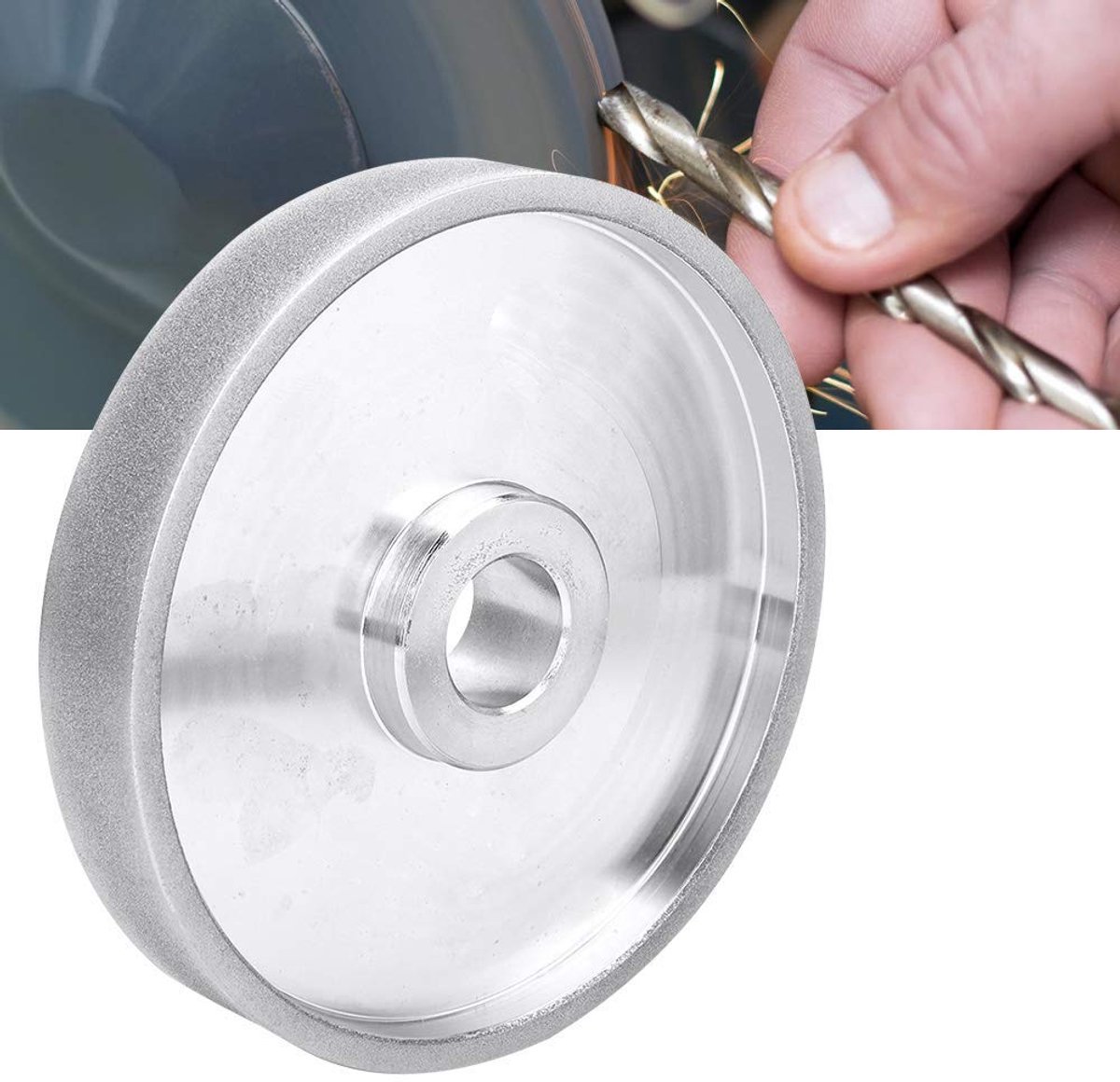SnelShoppen - Diamant slijpschijf 150mm CBN slijpwiel voor metaal slijpen, hoogwaardige slijptool accessoires voor metaalbewerking