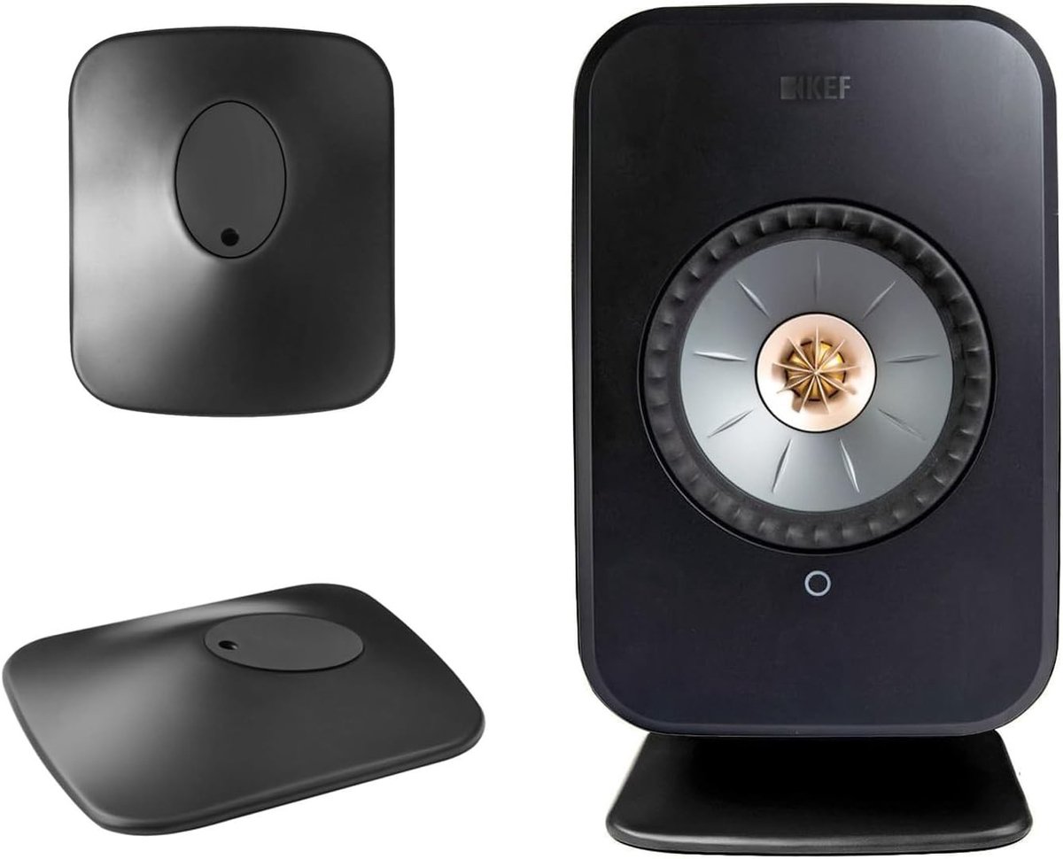 Speakerhouder voor Surround Sound Monitor, Desktop Stand en TV Accessoires - Set van 2 (Zwart) voor Thuisbioscoop en Audio-installaties