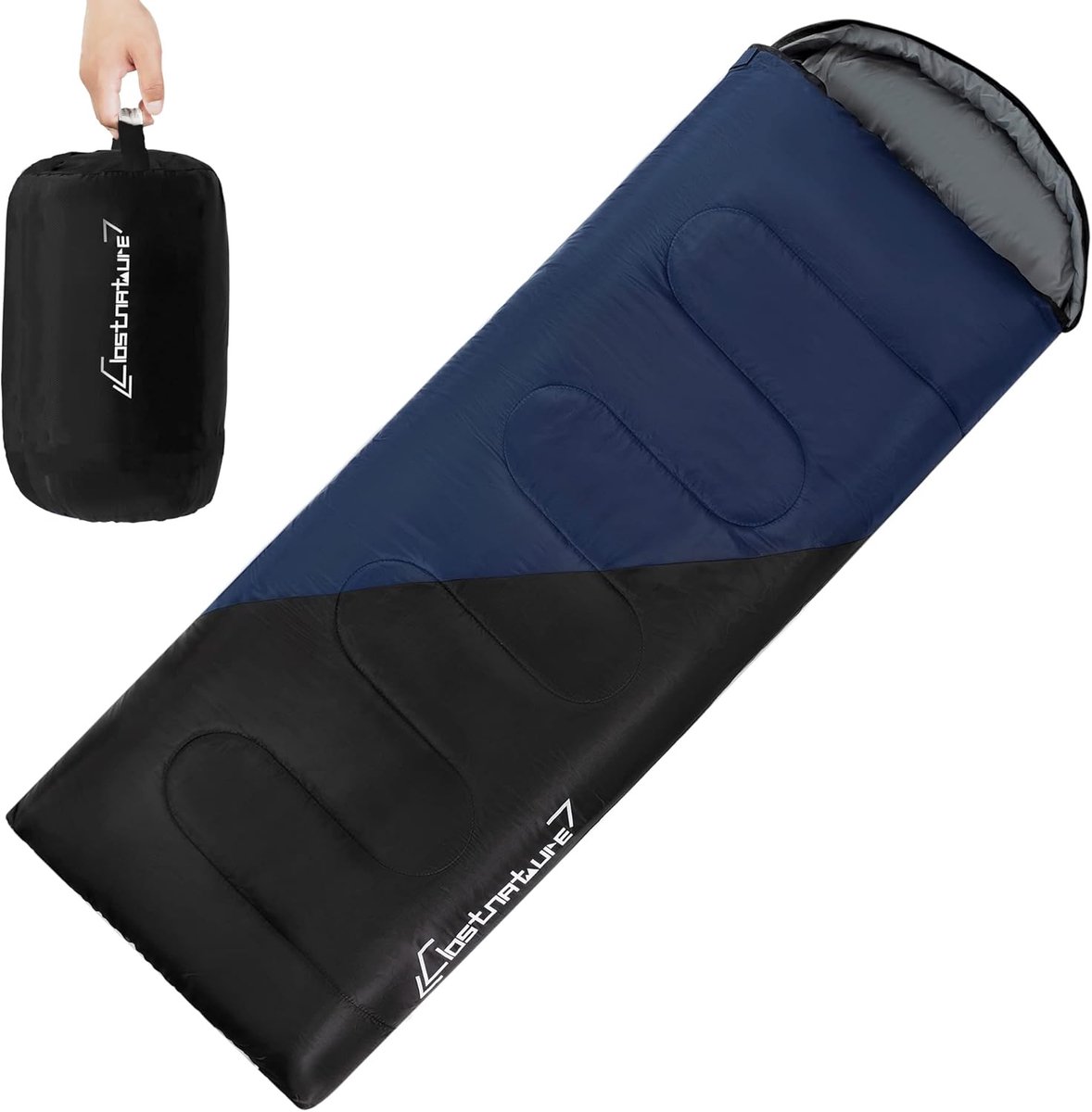 SnelShoppen - Lichtgewicht Rechthoekige Slaapzak voor Kamperen - Outdoor Slaapzak voor Volwassenen, Dames en Heren - Compacte Verpakking voor Wandelen