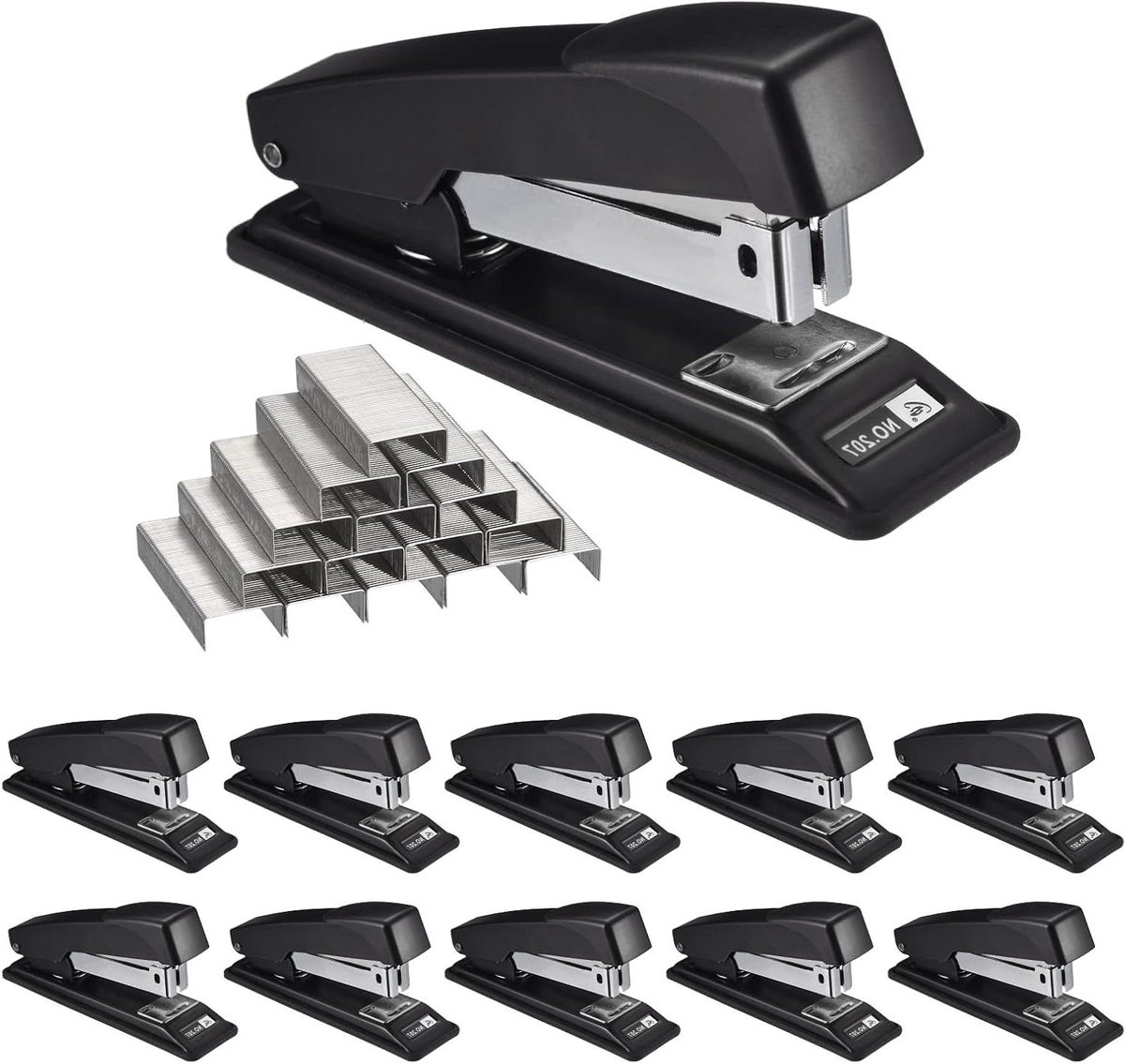 Bureaunietmachines - Standaard nietmachine - Papier Werk - Metaal Constructie - 25 vel capaciteit - Zwart