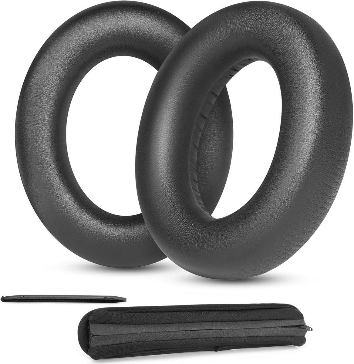 SnelShoppen - Vervangende Oorkussens en Hoofdband Pad Geschikt voor Bluetooth Noise Cancelling Hoofdtelefoon - Verbeterde Geluidsisolatie - Zacht Schu
