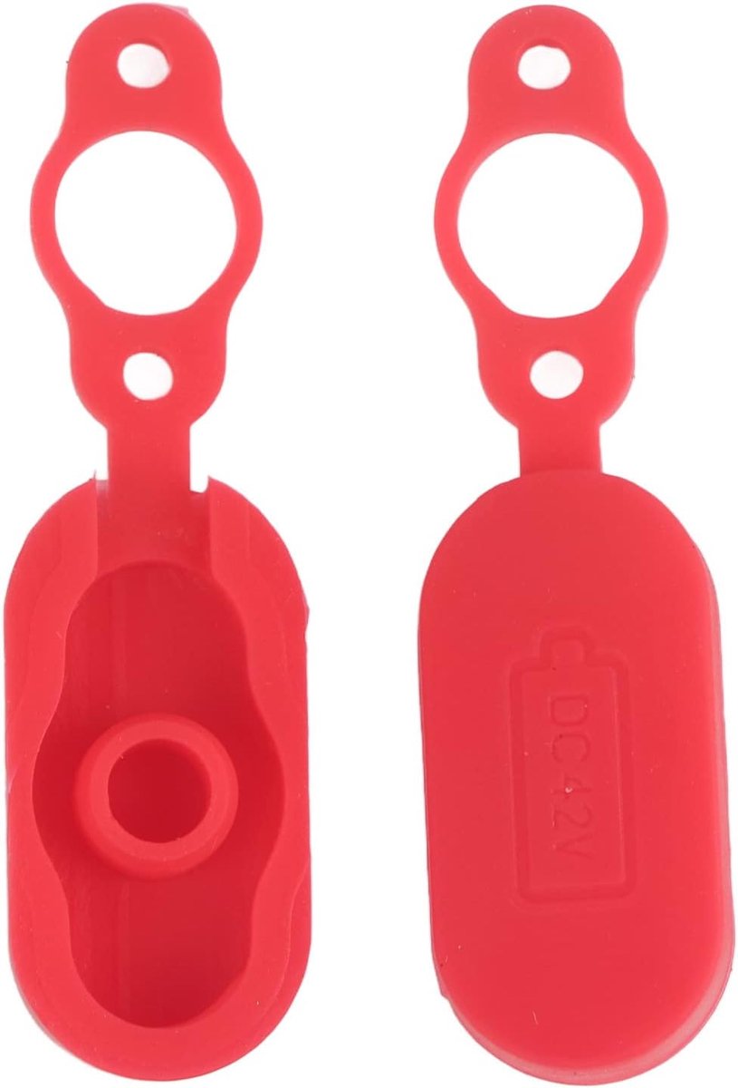 SnelShoppen - 2 Stuks Elektrische Scooter Oplaad Aansluiting Deksel - Rubber Stofdicht Bescherming, Essentiële Accessoires voor Pro Scooter, Precisie