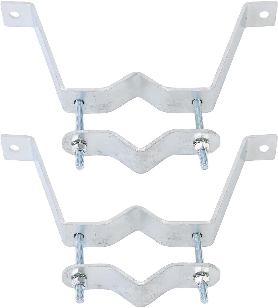 SnelShoppen - Heavy Duty TV Antenne Mast Steunen Verstelbare Wandmontage Antenne Mast Klem voor Vlaggenmasten Schoorstenen Pijpen de meeste Masten - C