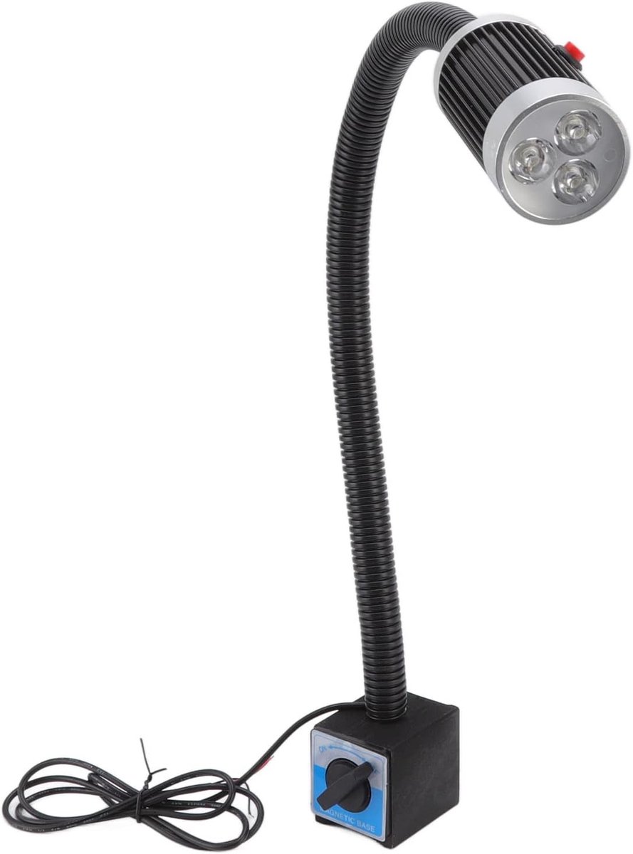 SnelShoppen - Aluminium Magnetische Basis Verlichting 9W 24V LED voor Werkplaats Werkbank Machines - Flexibel Ontwerp - Voor Diverse Toepassingen
