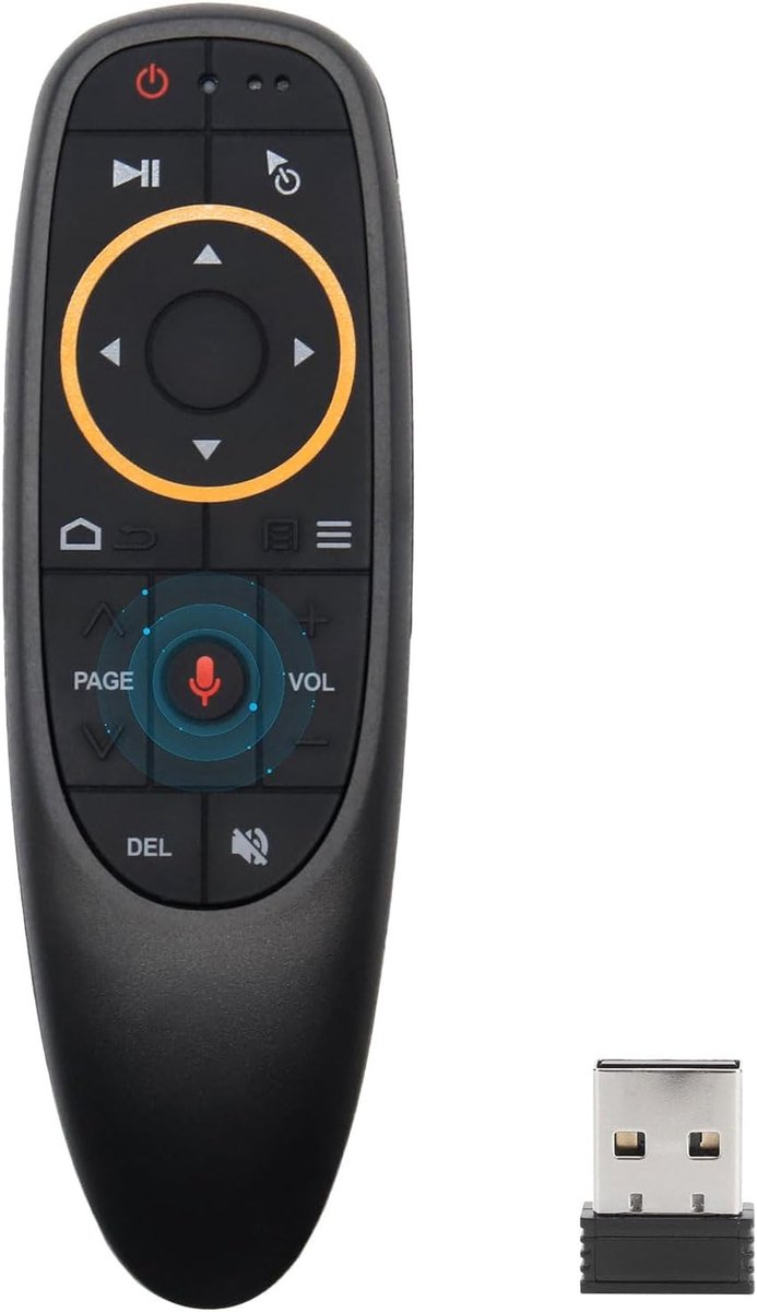 Draadloze Air Mouse Afstandsbediening - 2,4 GHz Bluetooth met 6-Assen Gyroscoop voor Smart TV en PC