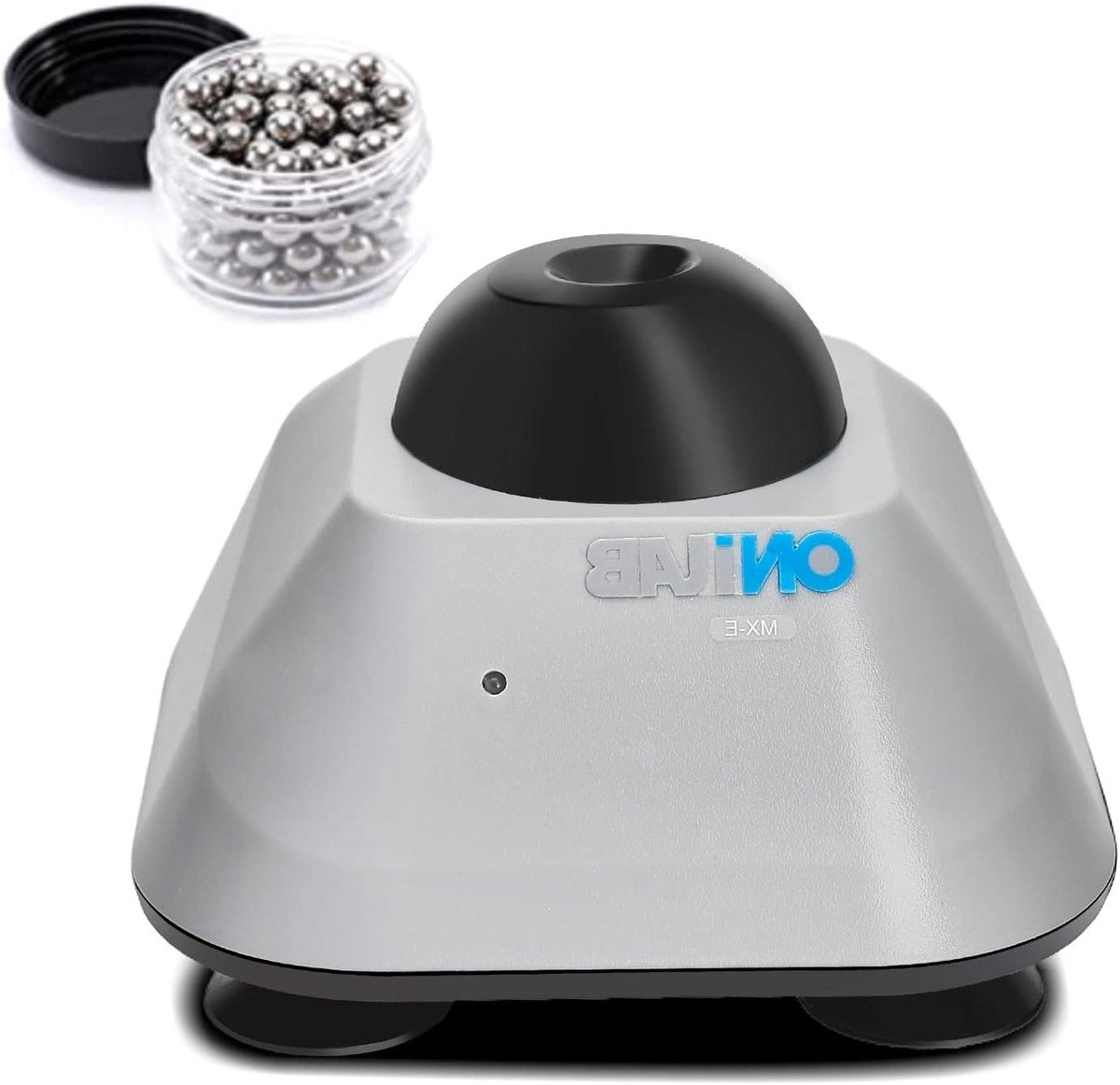 Mini Vortex Mixer - Laboratorium Roerder - Vloeistoffen Mengen - Touch Functie - 120 Mengbollen - Grijs