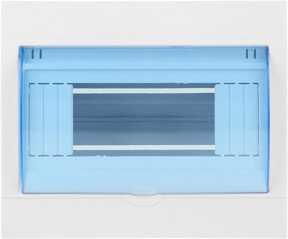 Plastic Verdeelkast - Groepenkast - Installatie Bescherming - Transparant Deksel - 16.8 cm - Wit