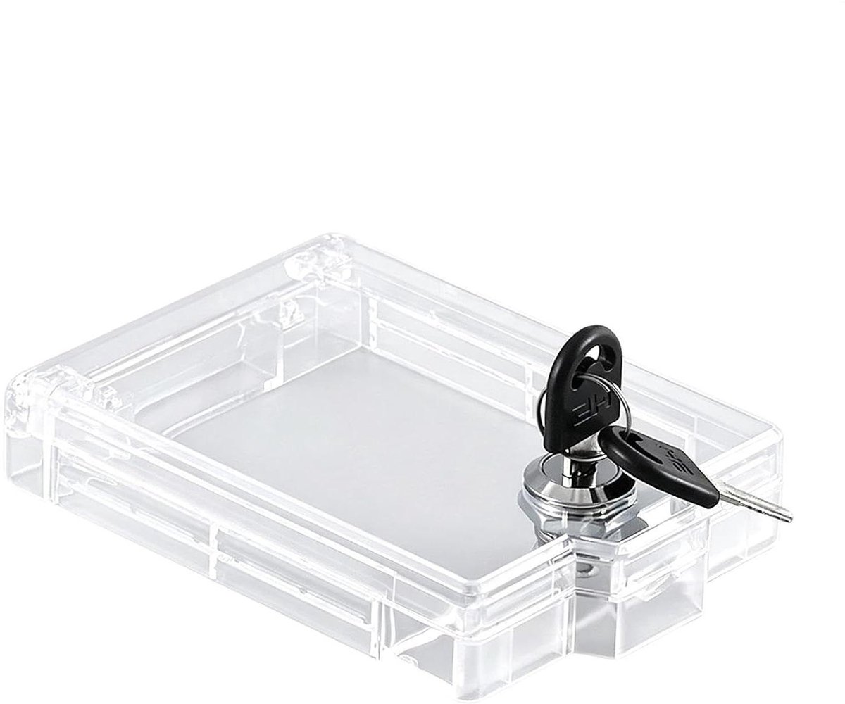 Thermostaat Beschermpaneel - Thermostaatkap Afdekking - Temperatuur Beveiligen - Transparant Met Slot - 13.2x9.8x2.6 cm - Transparant
