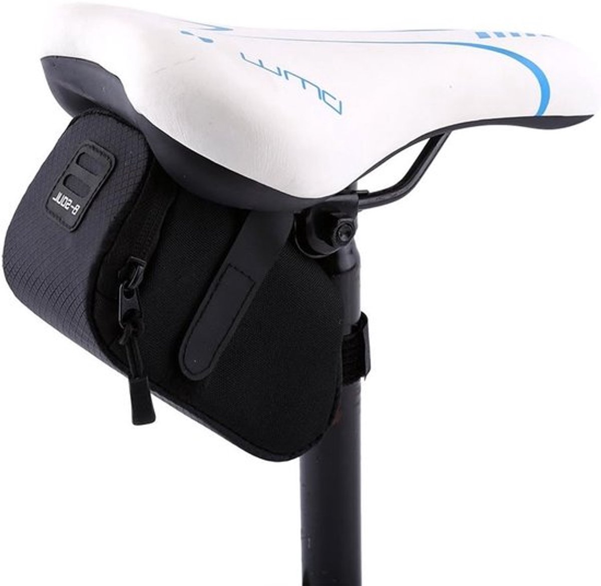 Fiets Tas voor Achterzadel, Ruime Opbergtas voor Mountainbike en Racefiets (Zwart)