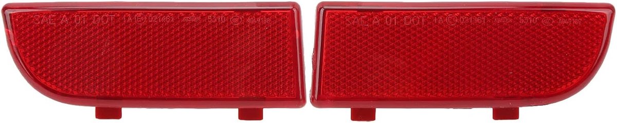 SnelShoppen - Achterbumper Reflector, Rode Achterlicht Reflector Vervanging, Links Rechts voor Benz Vito W639 2003-2015, Gemakkelijk te Installeren, H