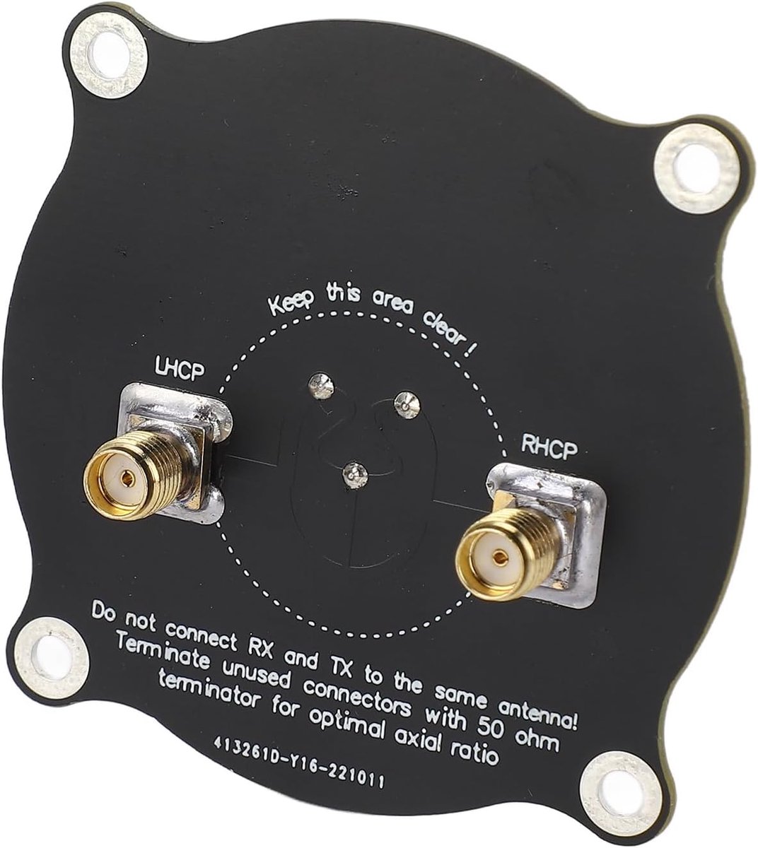 SnelShoppen - Professionele Drievoudige Voedingspatch Antenne 9.4dBi, Hoge Precisie, Directionele Circulaire Gepolariseerde Antenne voor FPV Racing Dr