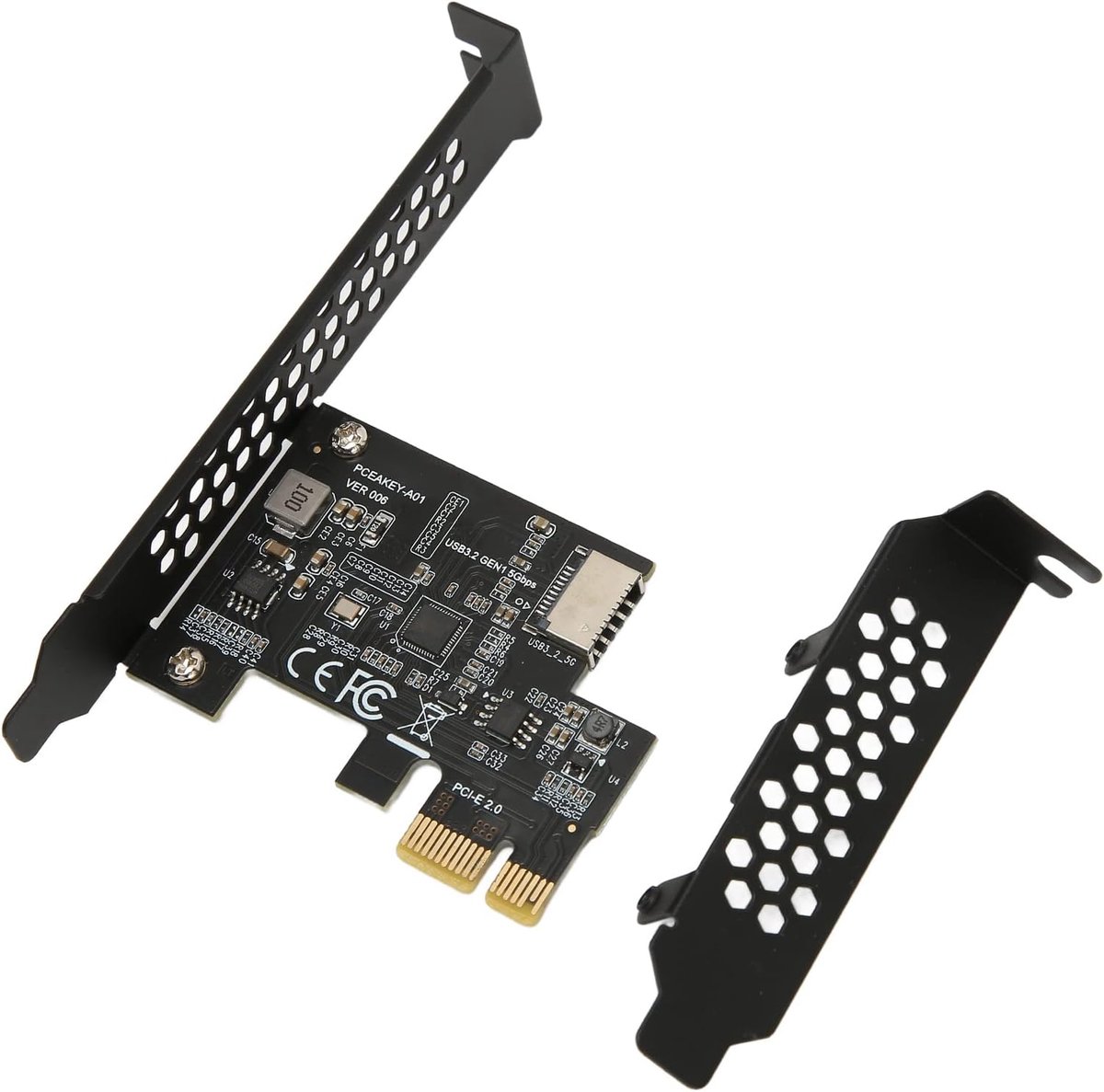 PCIe USB 3.2 uitbreidingskaart - Type E 20PIN - hoge snelheid 5Gbps - eenvoudig te gebruiken voor desktop - ShopVlot