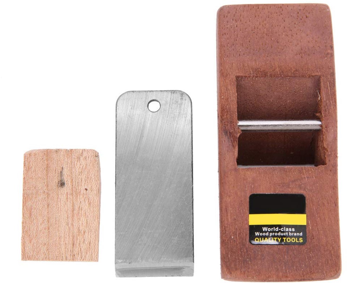 SnelShoppen - Handhobel voor Hout, Houtbewerking Hobel, Handmatige Houtplane 110 mm, Hoogwaardige Staal, Duurzaam, Voor Snijden en Polijsten