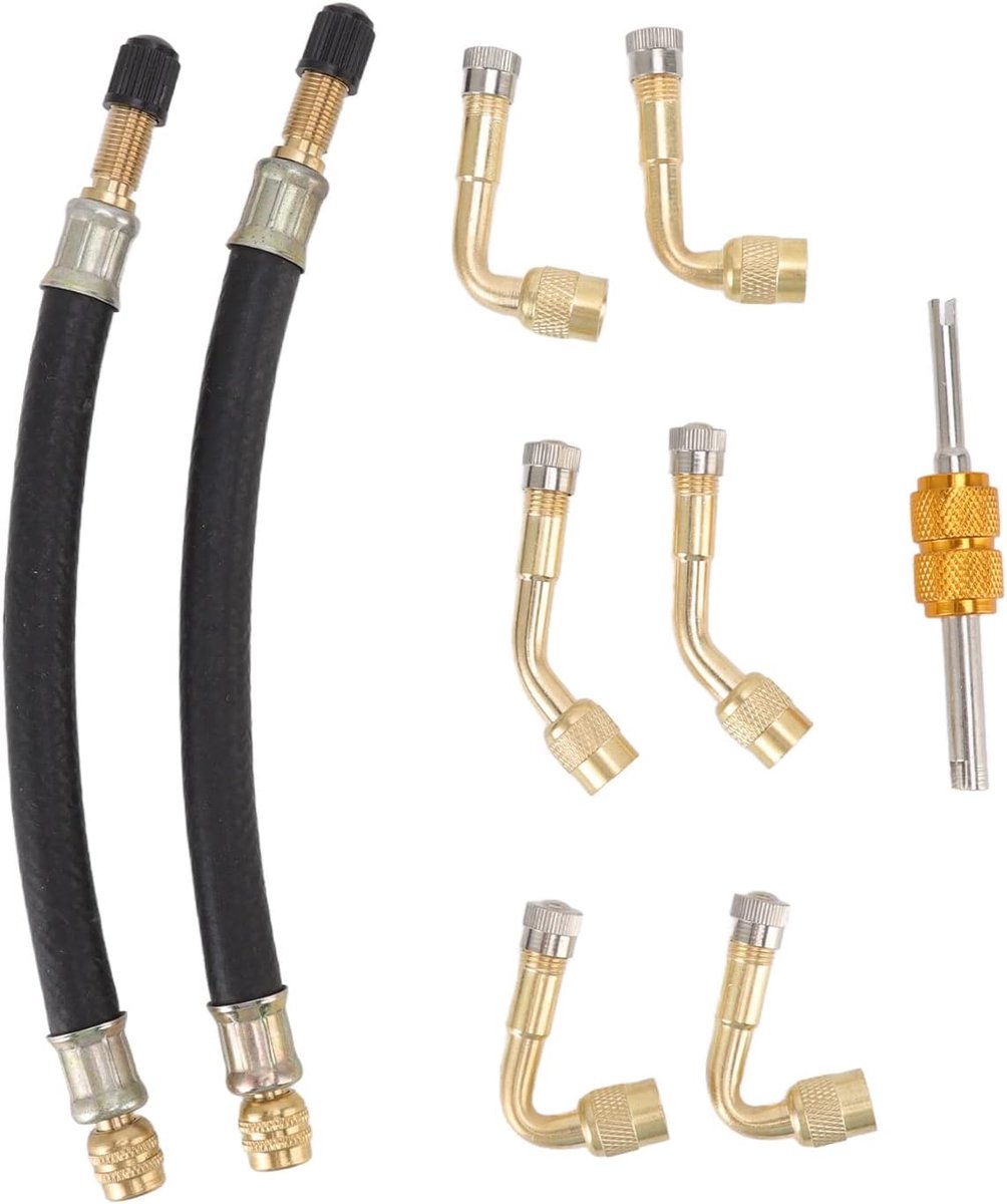 Flexible Extension Tire Valve Adapter Valve Extender with 45 Degree 90 Degree 135 Degree Tire Valve Handle Extension - ShopVlot