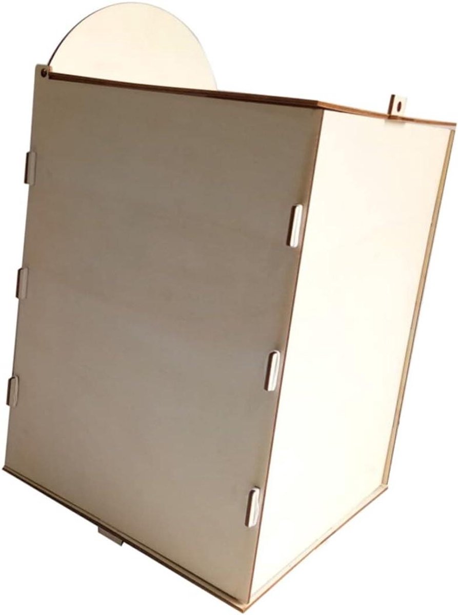 Houten Brievenbus - Bruiloft Decoratie - Bruiloft Ontvangst - Rustiek Hout - 33 x 20 cm - Niet gespecificeerd