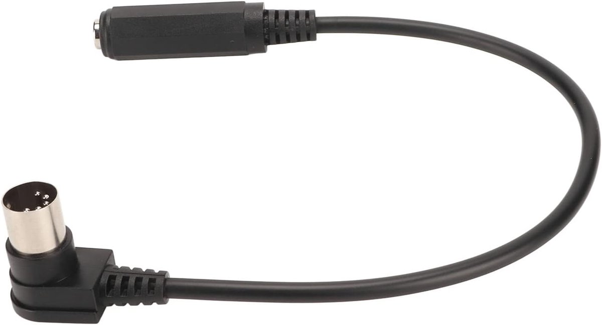 MIDI kabel 6.35mm naar 5-pin DIN - Stereo audio kabel - Voor speakers en mixers - ShopVlot