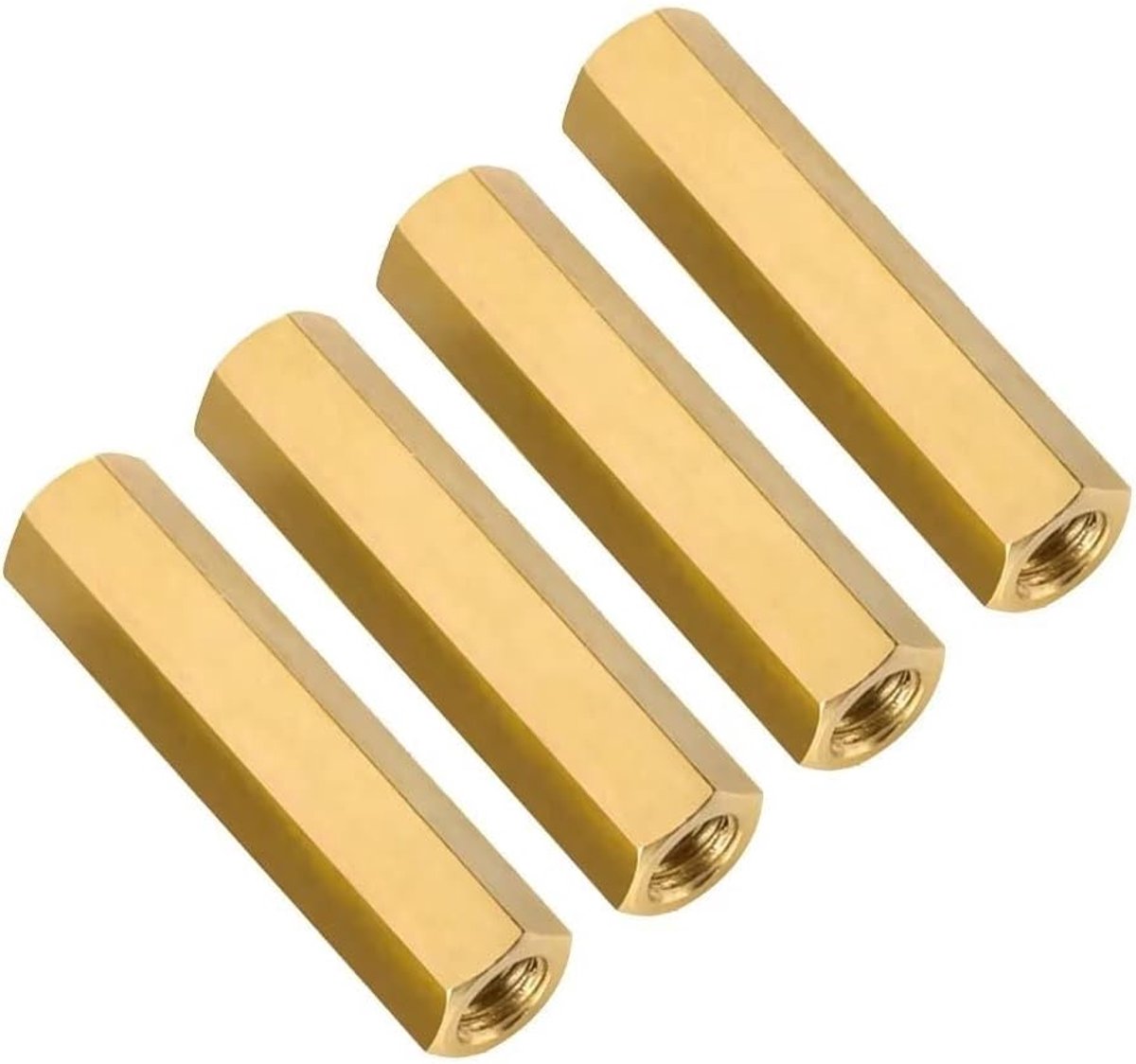 SnelShoppen - M3x30mm Female Hex Spacer Standoff Messing Steunbouten Moeren (20 stuks) - Corrosiebestendig, Duurzaam, Voor Diverse Toepassingen