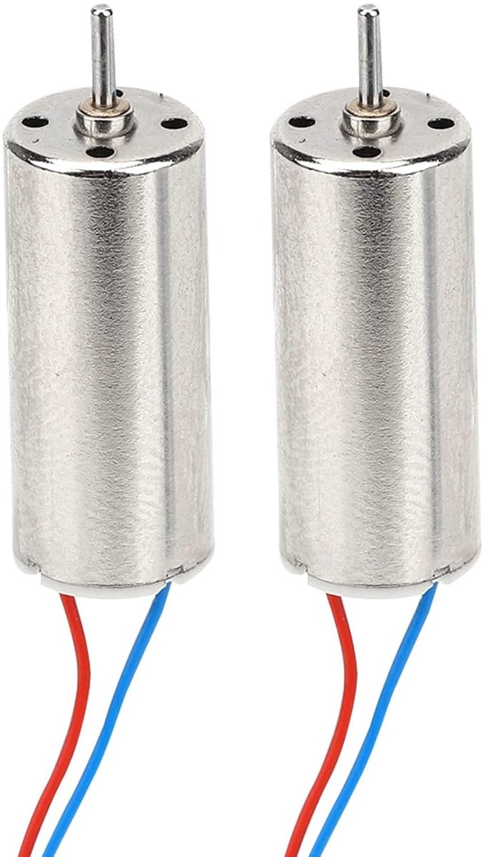 SnelShoppen - 2 Stuks Holle Shell Drone Motor 8520 8.5x20mm 3~5V 0.15A Quadcopter Motor voor Drone Liefhebbers