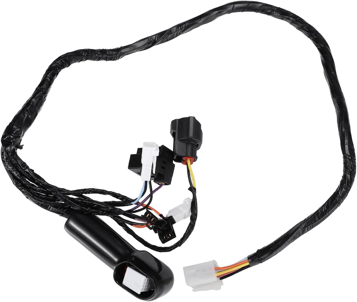 SnelShoppen - Headlight Speedometer Bedradingsset voor Suzuki GSXR 600 750 2006-2007, Zwart, Stevig Plastic en Rubber, Eenvoudige Montage