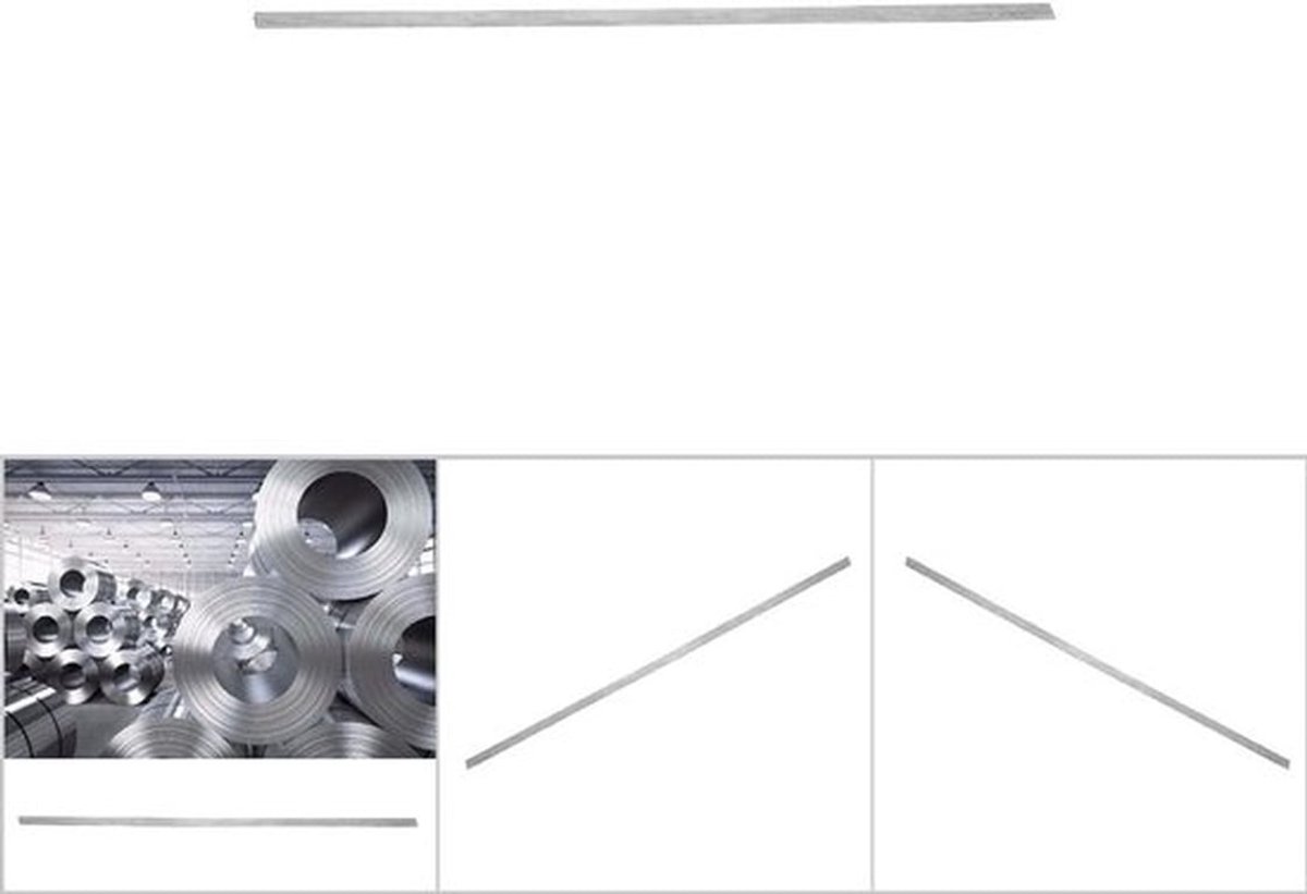 Draaibank Staalstaaf voor Draaigereedschap - Rechthoekige Fly Cutter Frees-voorraad 2x4x200mm, Precisie Draaien en Bewerken