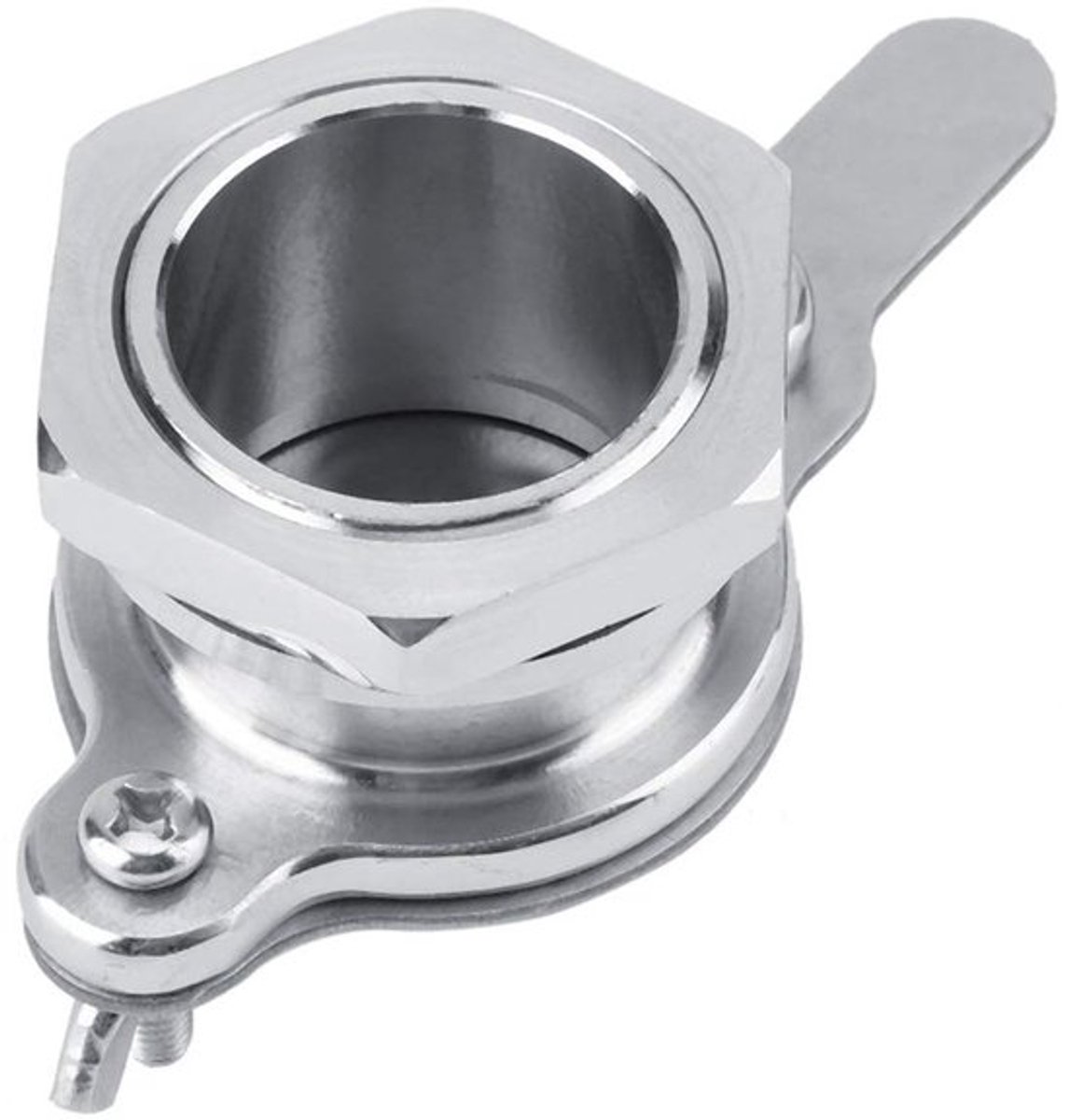 Honingtap Roestvrij staal - Honing Extractor - Bijenteelt Vulsysteem - Emmer Tap - Schuifventiel - 12,2 x 6,2 x 5,5 cm - Honingkraan