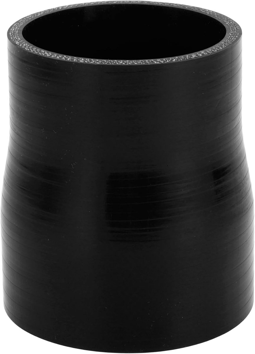 SnelShoppen - Silicone rechte koppeling slang 2.76"-3.15" ID, 3.94" lengte, 0 graden, 4-laags 5mm dikte, zwarte koel slang voor auto, turbo, intercool