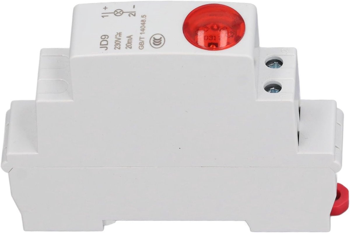 Din Rail Lighting, LED Din Rail Lighting AC DC 230V Easy Installation for Residential Area (Red) - ShopVlot