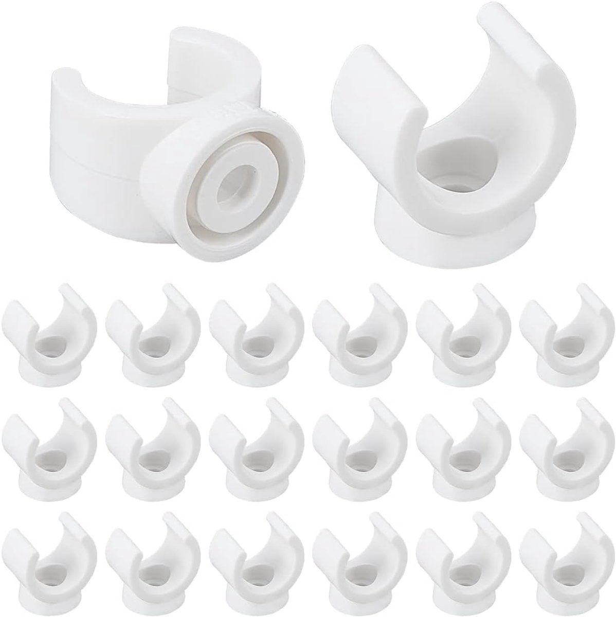 SnelShoppen - 20 Pack 16mm PEX Clips, U-Haak Beugels, Pijphouders, Waterpijpen Steun, Klemmen voor Pijpen, Ondersteuning voor Waterleidingen