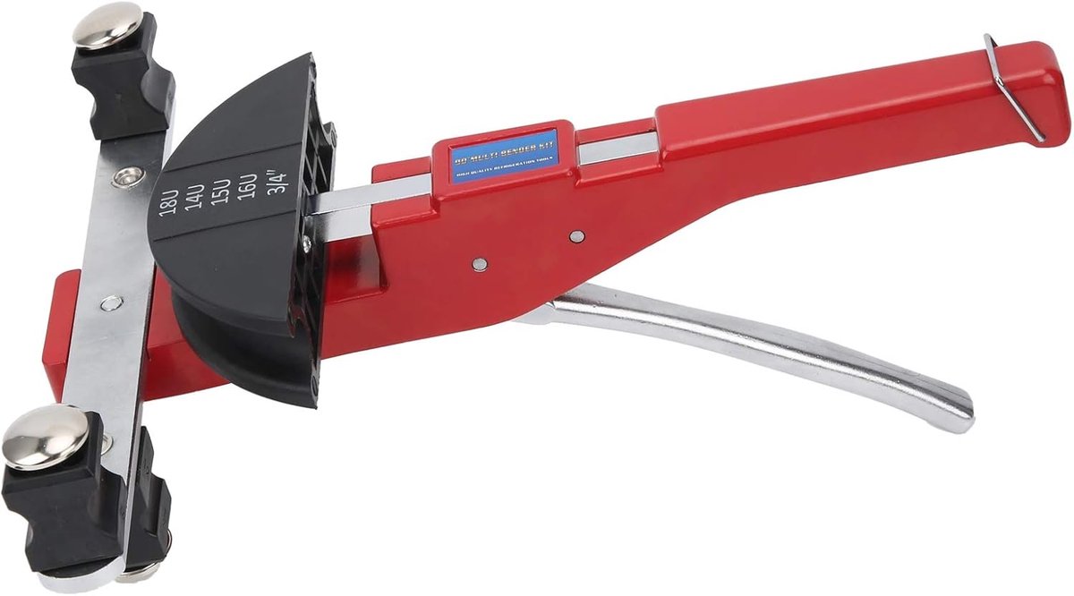 SnelShoppen - Pipe Bender Set voor 90° Buigen in Koper, Aluminium en Dunwandig RVS - Compact en Ergonomisch - 7 Verschillende Maten