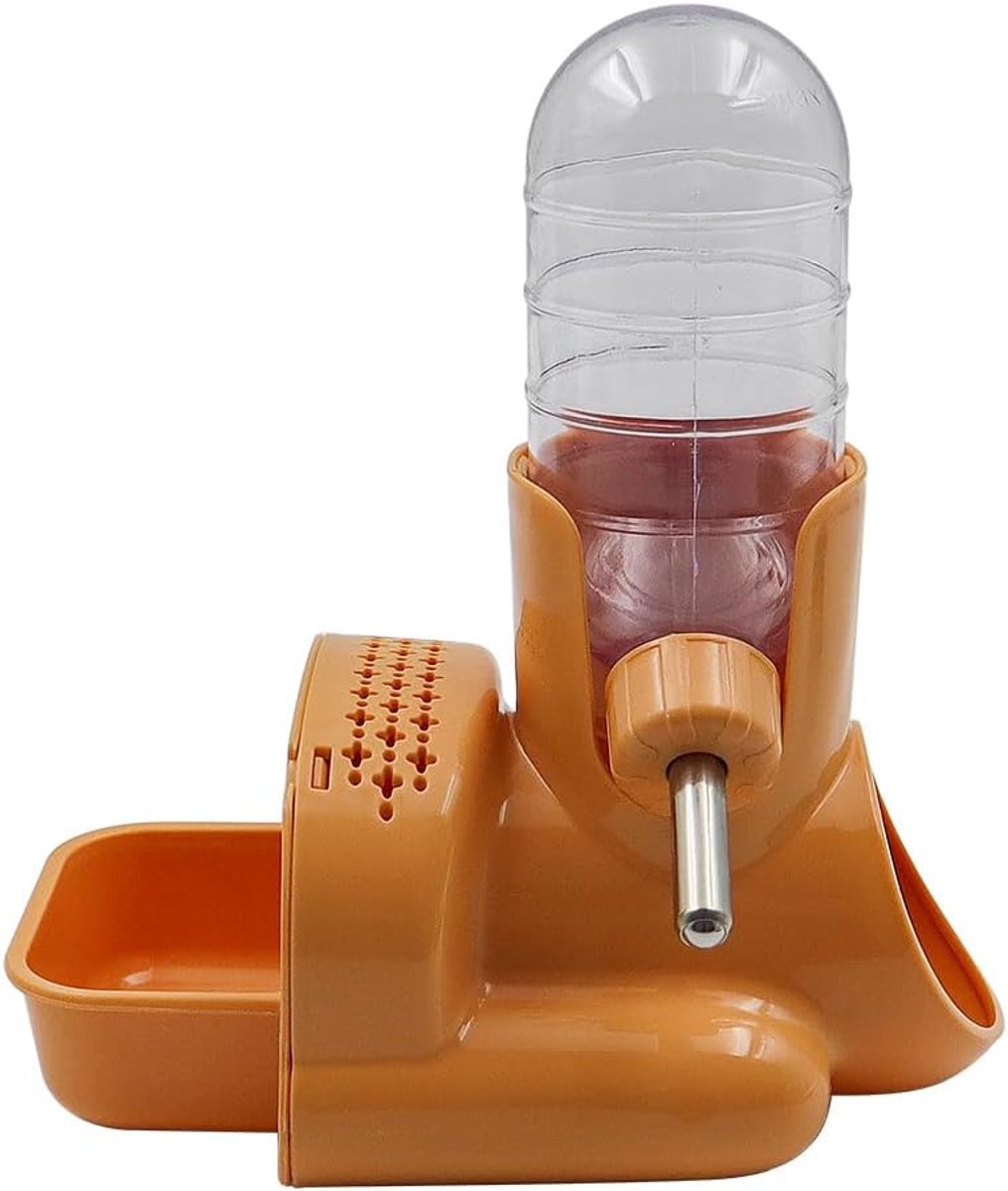 SnelShoppen - Hamster Waterfles, 3 in 1 Vrijstaande Automatische Waterdispenser voor Kleine Huisdieren, Hamsters, Konijnen, 120 ml Capaciteit