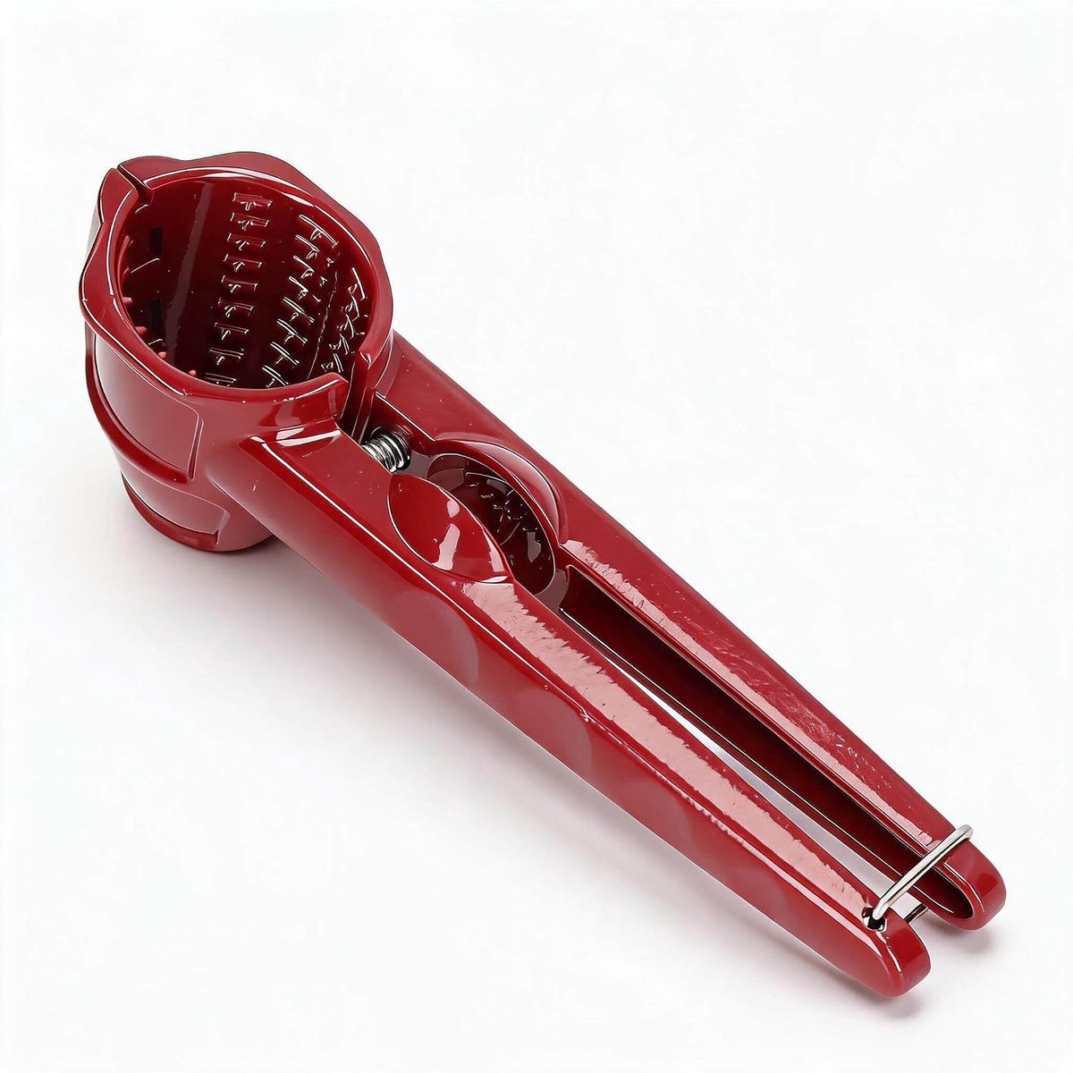 SnelShoppen - Universele Notenkraker - Aluminium Notenopener Rood voor Walnoten, Kastanjes, Pecannoten, Amandelen, Hazelnoten, Braziliaanse Noten en M
