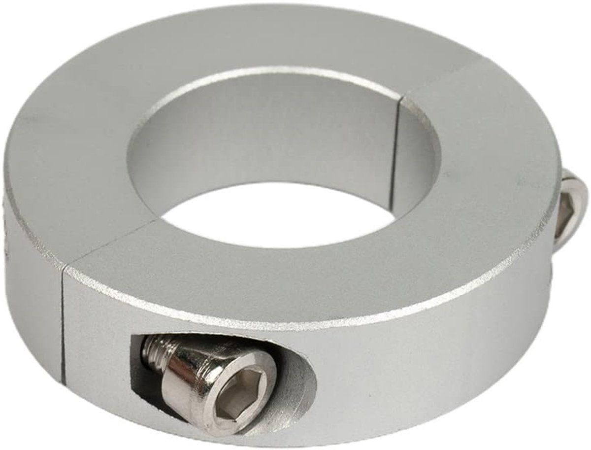 SnelShoppen - 1PCS 38mm Klemring Dubbel Split 12mm tot 38mm Binnen Diameter As Klem Klemring Voor Mechanische Toepassingen