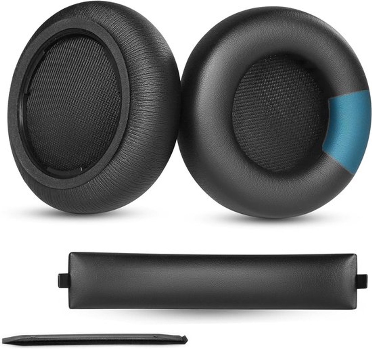Vervangende Oorkussens voor Headsets - Geschikt voor Beyerdynamic MMX100, MMX150 en MMX200 - Comfortabele Oorkussens van Echte Leer, Ideaal voor Langdurig Gebruik